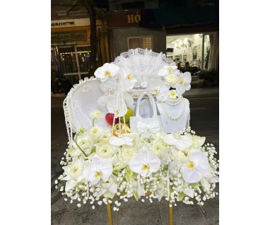 Mâm lễ viếng Cô Sáu cao cấp tại Côn Đảo.