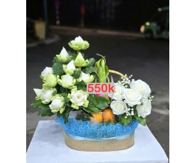 Mâm Cúng Cô Sáu Đơn Giản - Mẫu 06