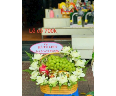 Mâm lễ Cô Sáu đơn giản - Mẫu 05