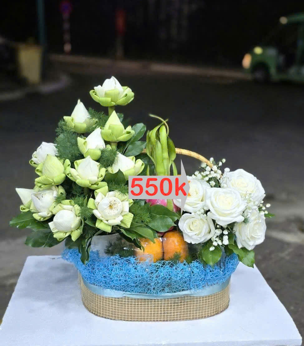 mâm lễ cô Sáu cầu tài lộc