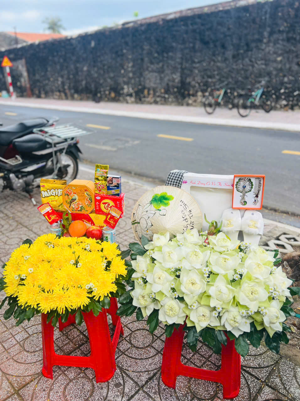 Mâm lễ xin lộc kinh doanh